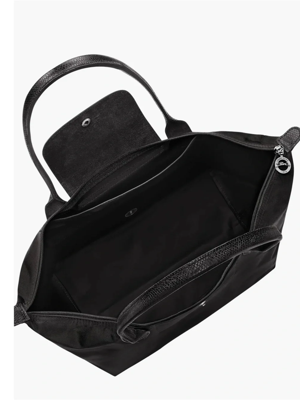 Longchamp Large Le Pliage Tote (Black Nylon)